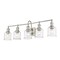 Z-Lite Bryant 5 Light Vanity, Brushed Nickel And Clear Seedy 734-5V-BN - alternate 1